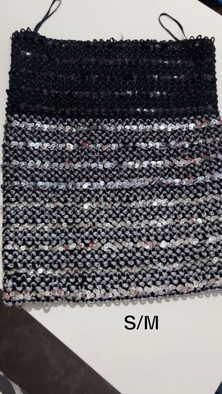 Pantalones cortos efecto piel Zara Talla S