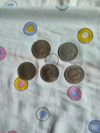 5 Monedas 100 Pesetas Mundial España 82