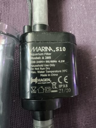 Filtro acuario Marina S10