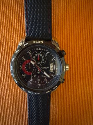 Reloj Viceroy Cronógrafo Negro y Plateado