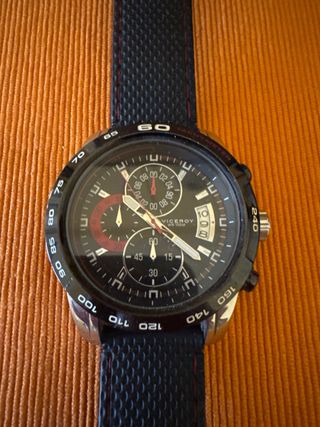 Reloj Viceroy Cronógrafo Negro y Plateado