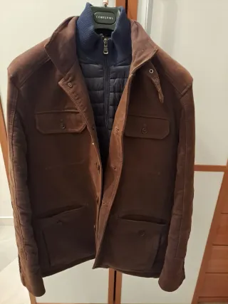 Chaqueta Cortefiel Marrón Hombre Nueva
