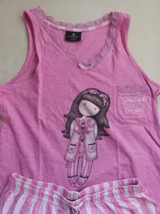 Pijama Gorjuss niña rosa