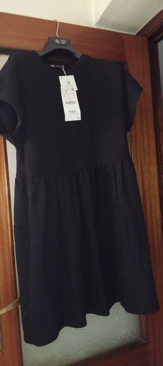 Vestido Zara Negro Talla S