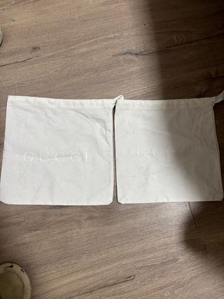 2 Fundas de  bolsos Gucci Beige Nueva colección 