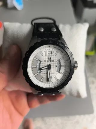 Reloj Racer R301 Negro y Blanco