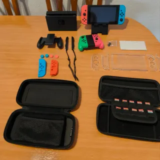 Nintendo Switch + Accesorios y 11 Juegos