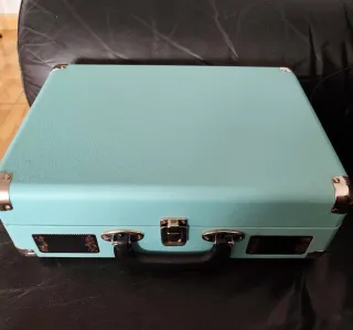 Tocadiscos Portátil Azul
