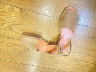 Abarcas camel/beige 41 como nuevas