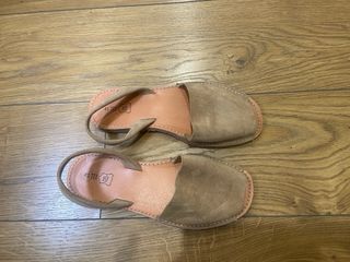 Abarcas camel/beige 41 como nuevas