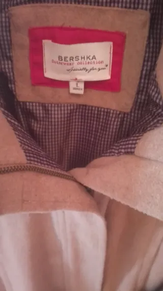 Abrigo Parka Beige Mujer Talla L