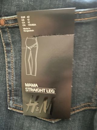 Pantalón vaquero premamá H&M Talla 42/L US 12