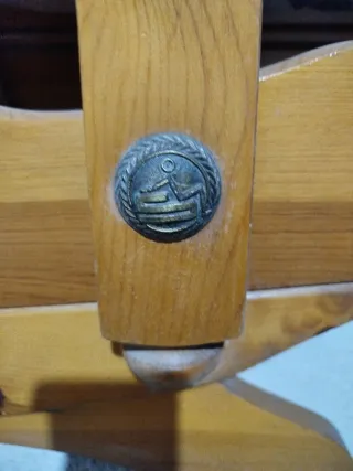 Sofá de 2 plazas madera y tela
