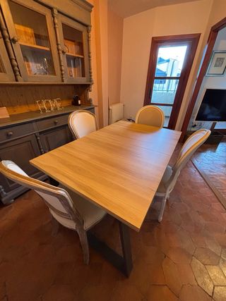 Mesa Comedor Extensible Madera 140/180x90