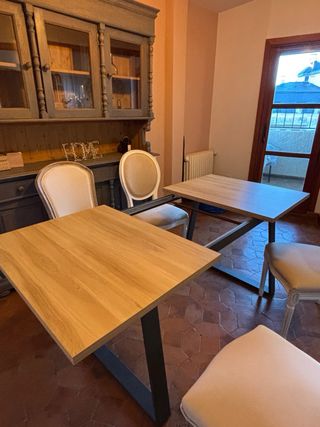 Mesa Comedor Extensible Madera 140/180x90