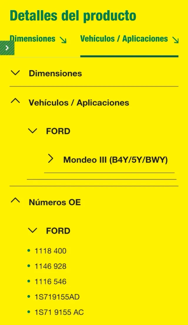 Filtro combustible MANN WK 853/13 Ford Mondeo lll