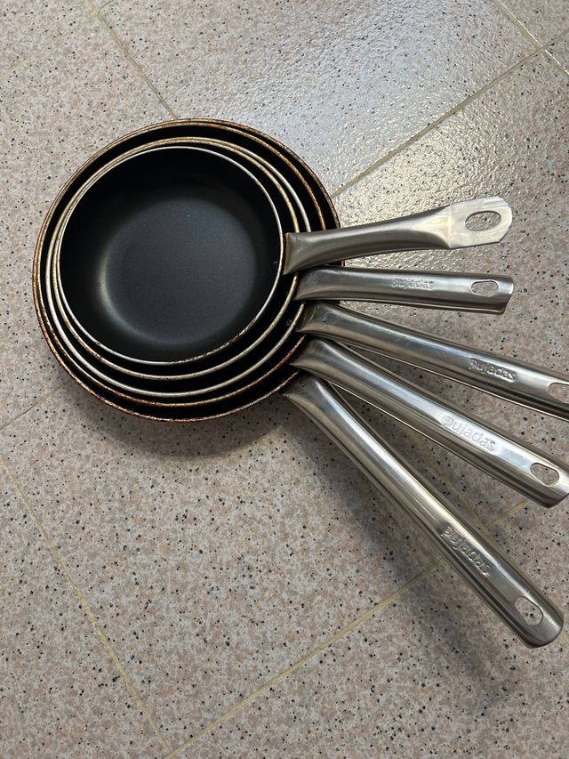 Juego sartenes 20, 22, 24, 26, 28 cm