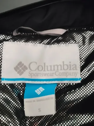 Abrigo plumas negro Columbia