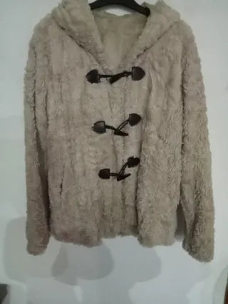 Trenca borreguito beige Made in Italia