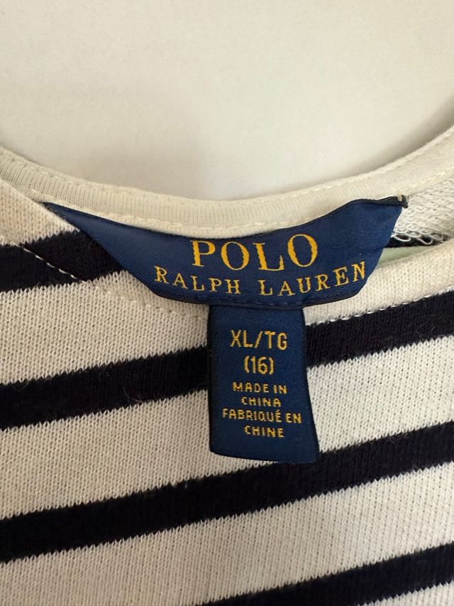 Vestido Polo Ralph Lauren XL/TG Rayas