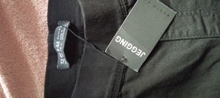 Pantalones Jeggings Mujer Talla L/40/12 Negro