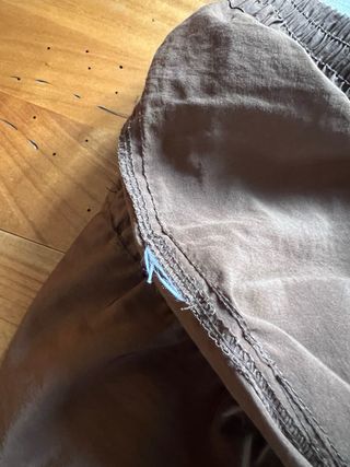 Pantalón Zara Marrón Chocolate Talla XS