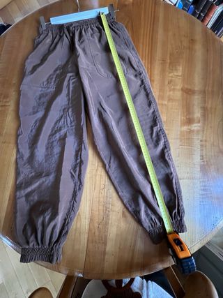 Pantalón Zara Marrón Chocolate Talla XS