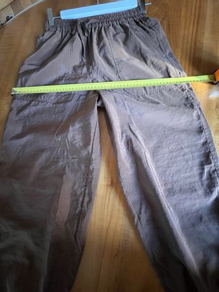 Pantalón Zara Marrón Chocolate Talla XS