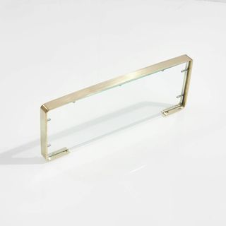 Estante Baño Cristal Oro Mate 55cm