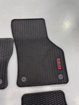Alfombrillas Golf 7 GTI Goma Negro