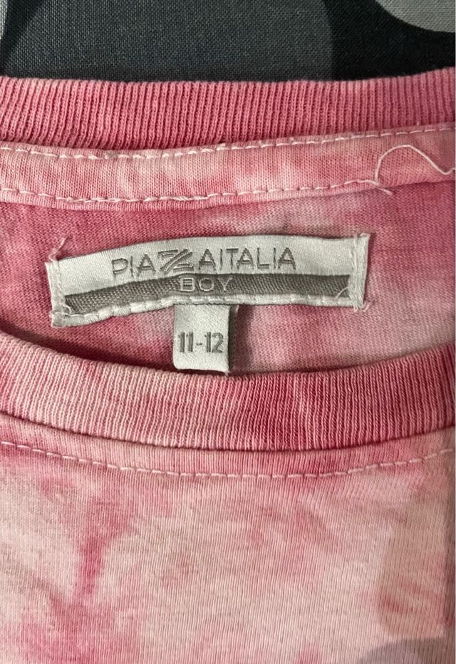 Maglia Piazza Italia tie-dye rosa