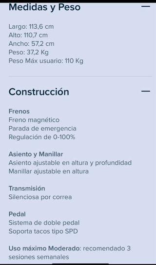 Bicicleta Spinning Volava