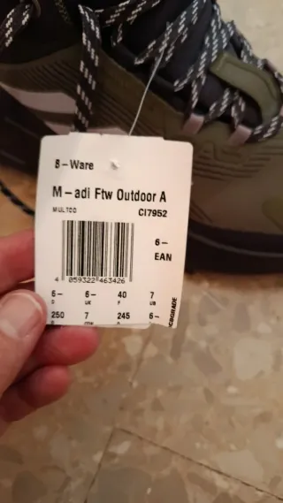 Botas de montaña Adidas Terrex verdes