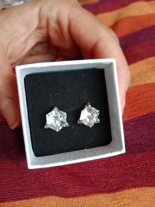 Pendientes Plata 925 y Circonita