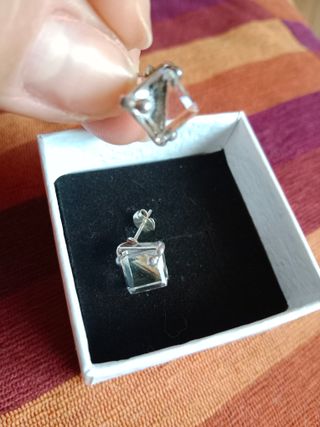 Pendientes Plata 925 y Circonita