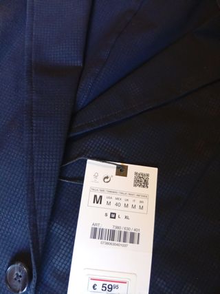 Americana Zara Azul Talla M