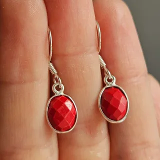 Pendientes Plata 925 Coral
