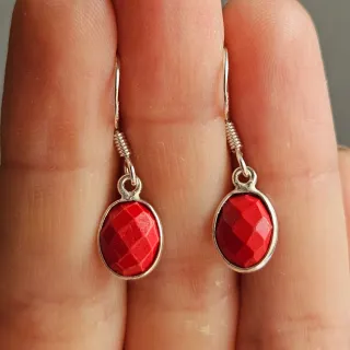 Pendientes Plata 925 Coral