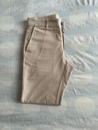 Pantalón Zara Confort Beige