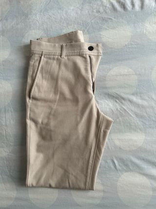Pantalón Zara Confort Beige