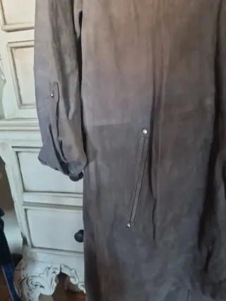 Chaqueta Uterqüe ante gris