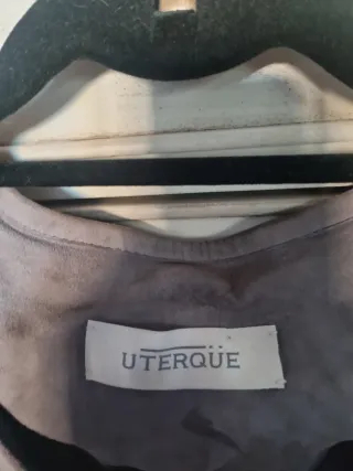 Chaqueta Uterqüe ante gris