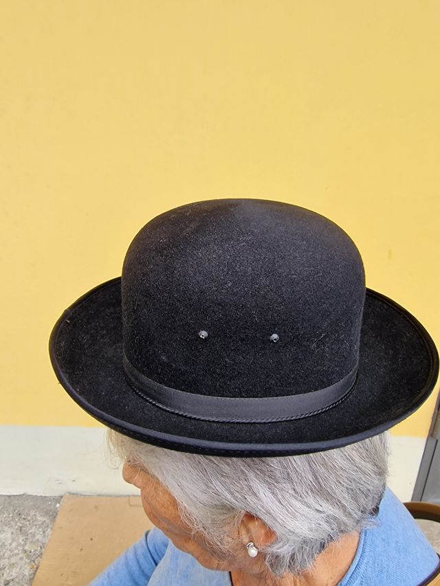 Bombín Boliviano Negro Mujer