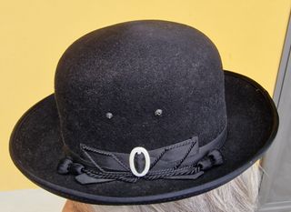 Bombín Boliviano Negro Mujer