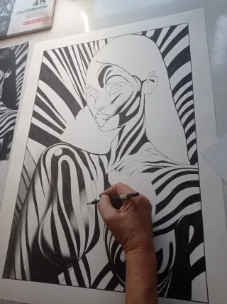 Dibujo a mano50x70