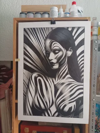 Dibujo a mano50x70