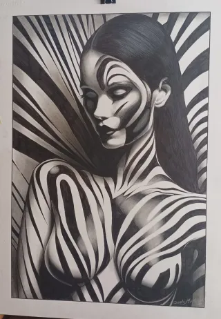 Dibujo a mano50x70