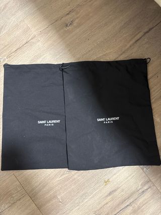 2 Fundas Guardapolvo Saint Laurent YSL Negras