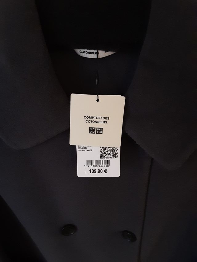 Abrigo Comptoir des Cotonniers gris Talla M