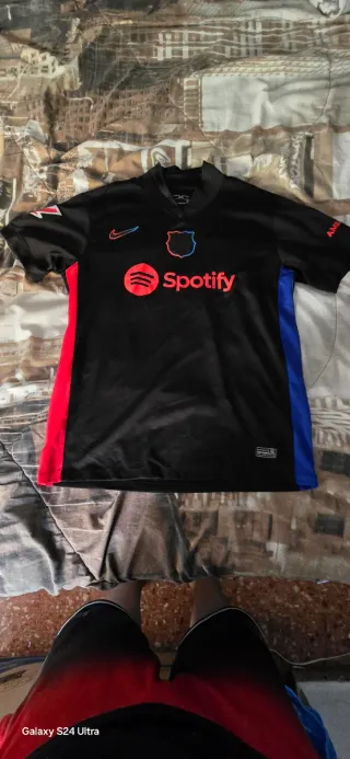 Camiseta Nike Fútbol Negra Spotify